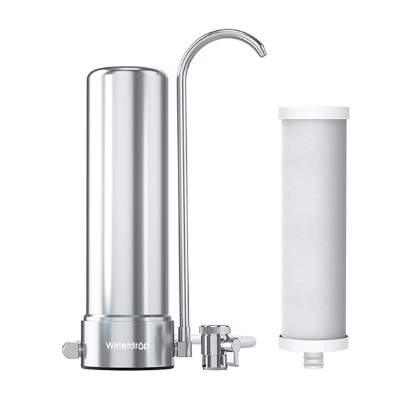 Waterdrop Countertop Faucet Water Filter System CTF-01 with Replacement Filter