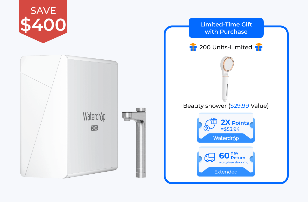 Waterdrop X Series Reverse Osmosis System, X12