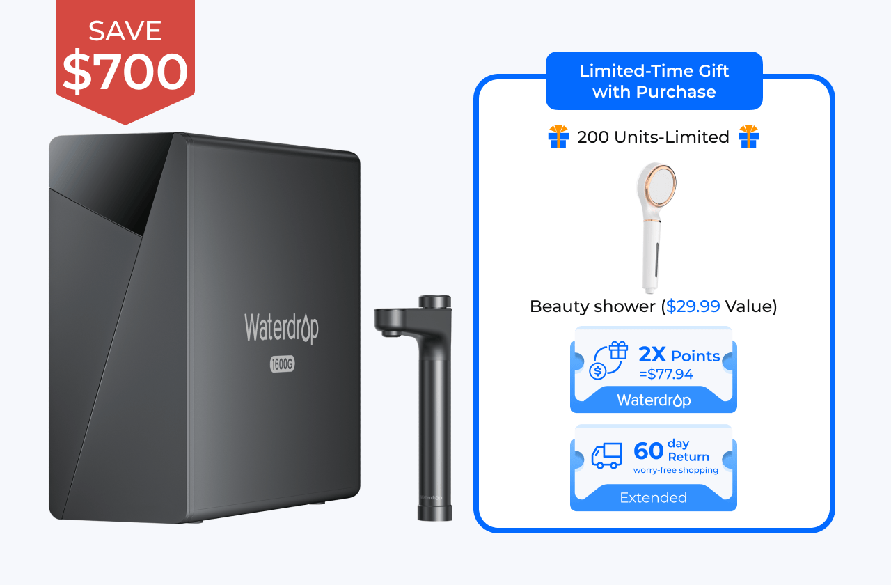 Waterdrop X Series Undersink Reverse Osmosis System, X16