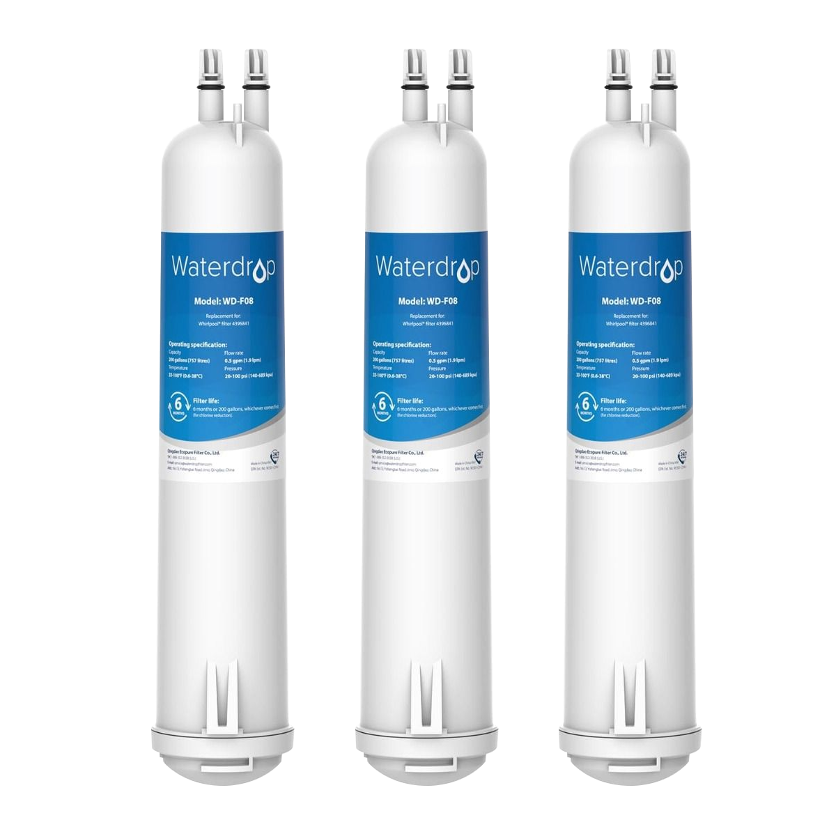 Waterdrop  Replacement for 4396841, Everydrop® Filter 3 Refrigerator Water Filter