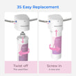 Waterdrop Water Filter Replacement BFU2F - Soften Skin & Hair, Purify Water