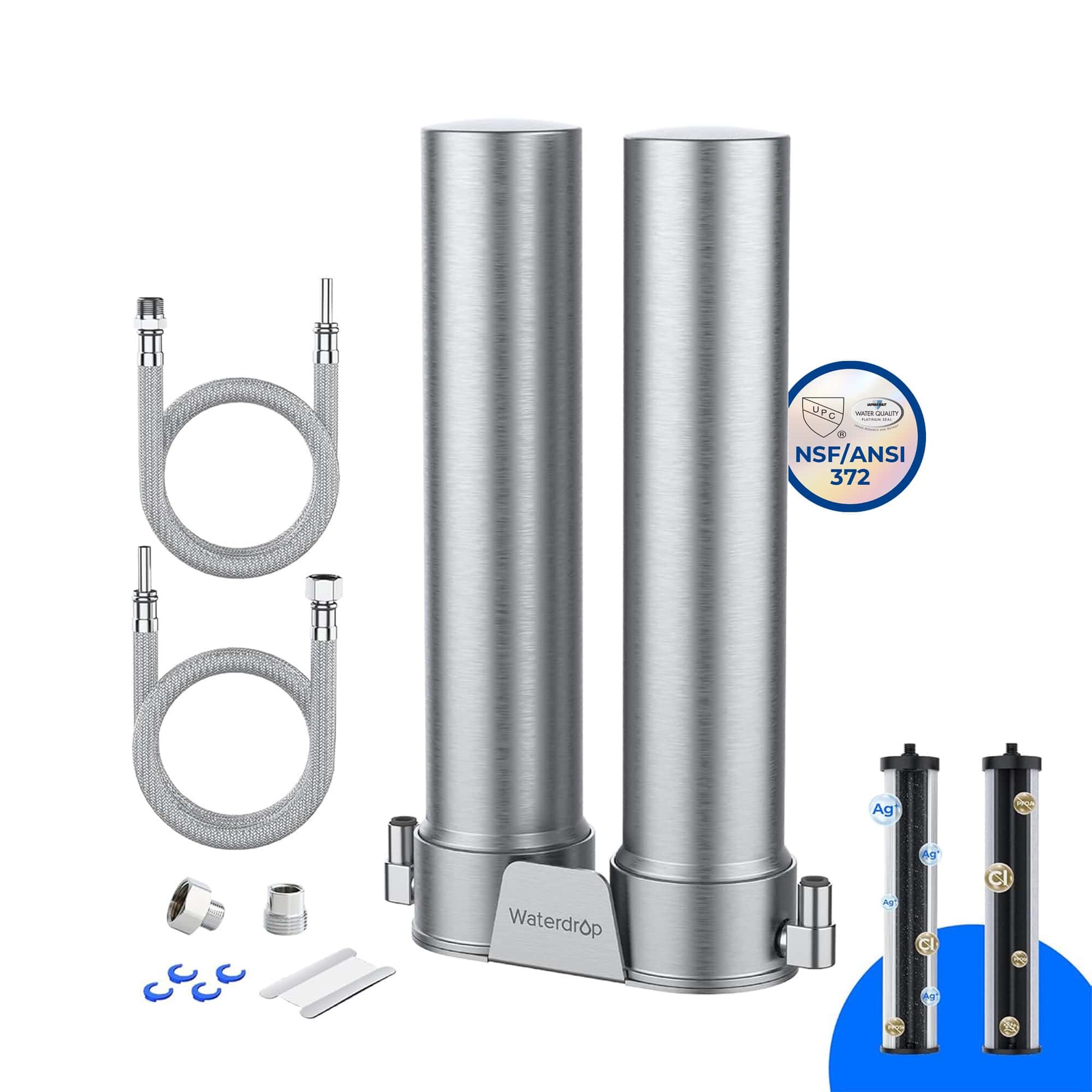 Waterdrop DST Stainless Steel Water Filter for Sink