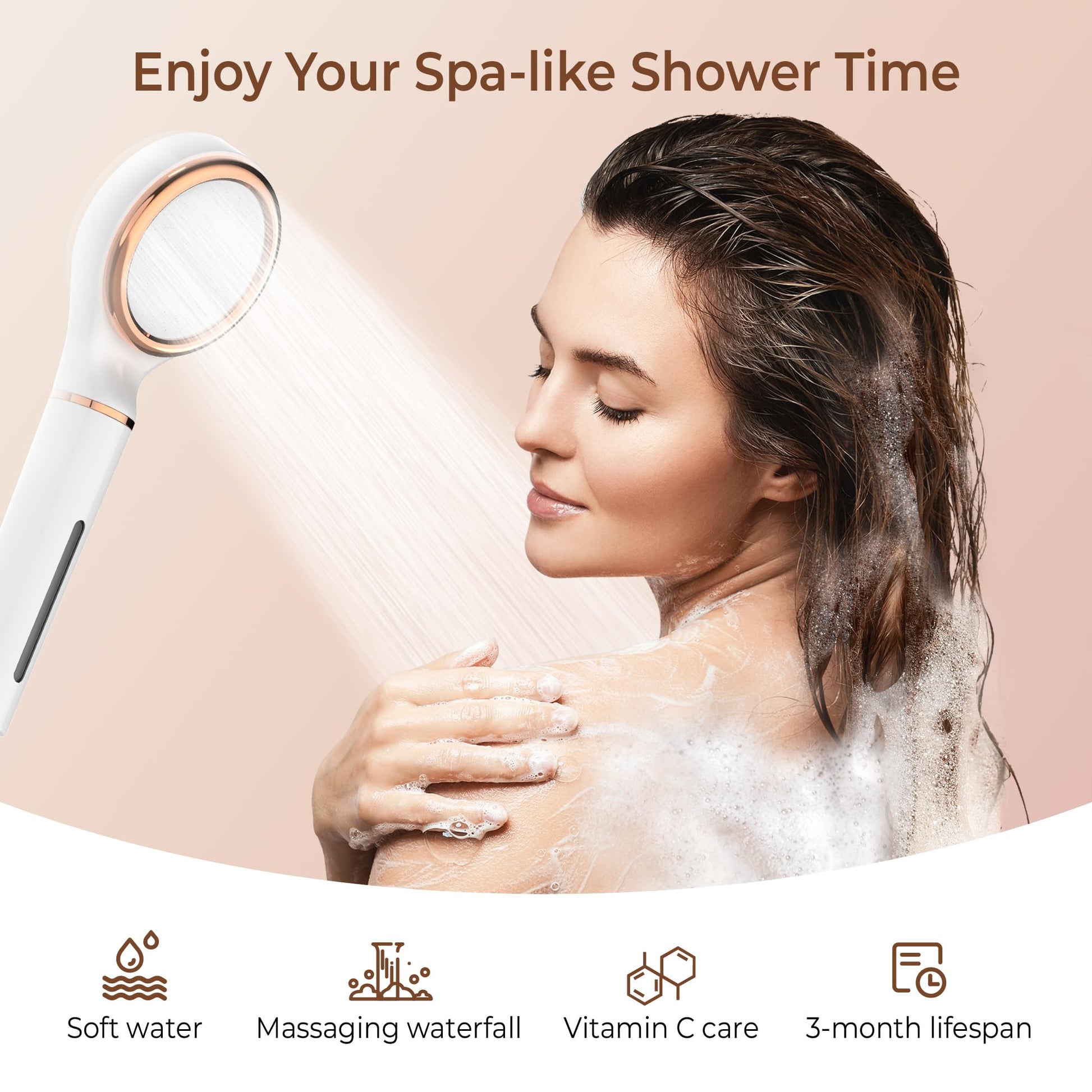 Waterdrop SF02-SL Filtered Shower Head with Handheld