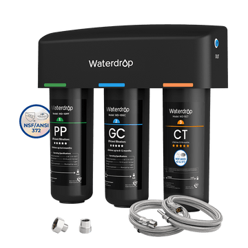 3-stage Under Counter Direct Connect Filtration System Waterdrop TSA