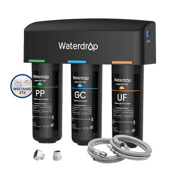 3-stage Ultra Filtration Under Sink Water Filter System Waterdrop TSA-UF