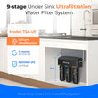 3-stage Ultra Filtration Under Sink Water Filter System Waterdrop TSA-UF