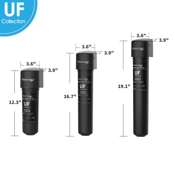 Waterdrop 10UB-UF Under Sink Water Filter System AND WD-RF10-UF Water Filter