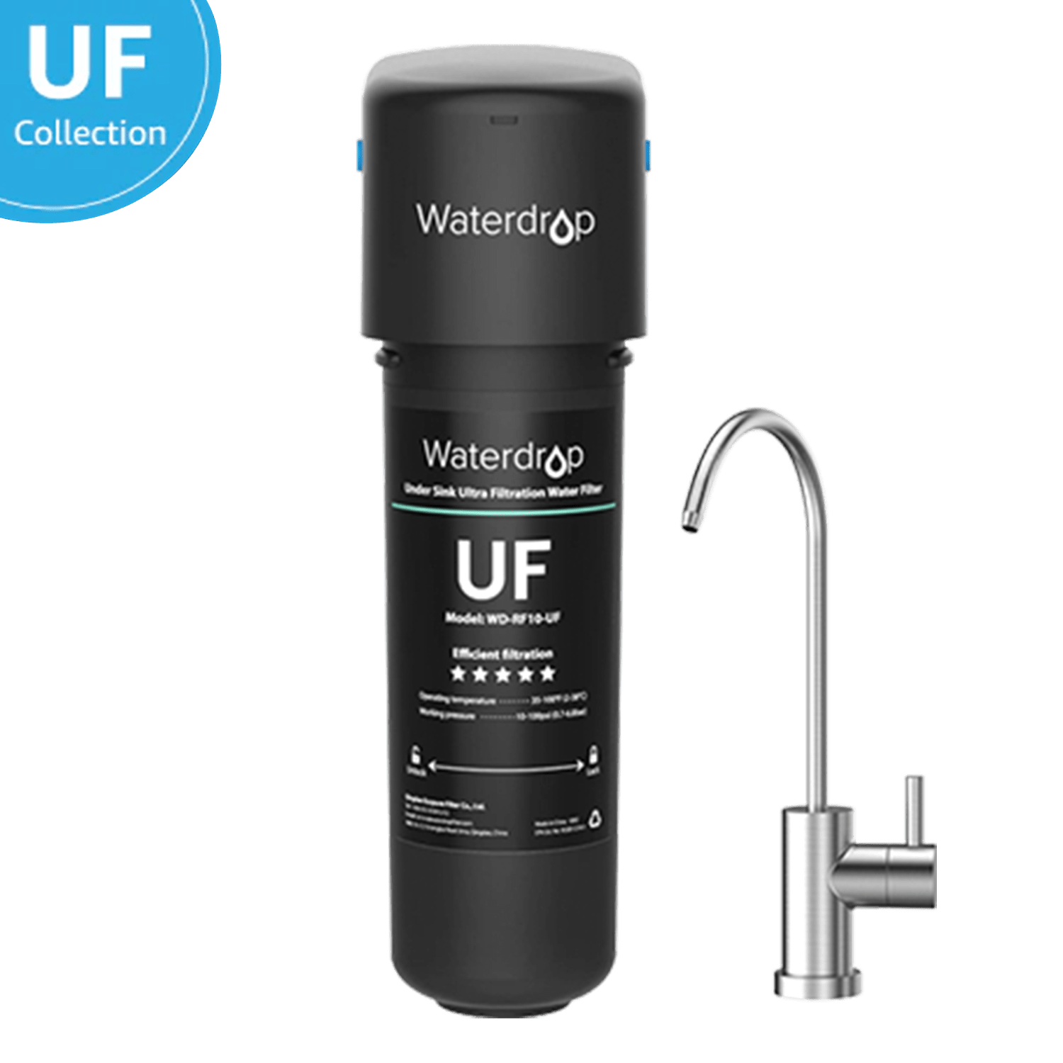 Under sink Ultrafiltration Water Filter system - Waterdrop TSU-B