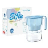 Waterdrop Elfin 5-Cup Water Filter Pitcher, Water Dispenser with 1 Filter, Long-Lasting (200 gallons), 5X Times Lifetime Filtration Jug, Reduces PFAS, PFOA/PFOS, Chlorine, BPA Free, Blue