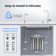 Waterdrop TST-UF 0.01μm Ultra-Filtration Under Sink Water Filter with Dedicated Faucet