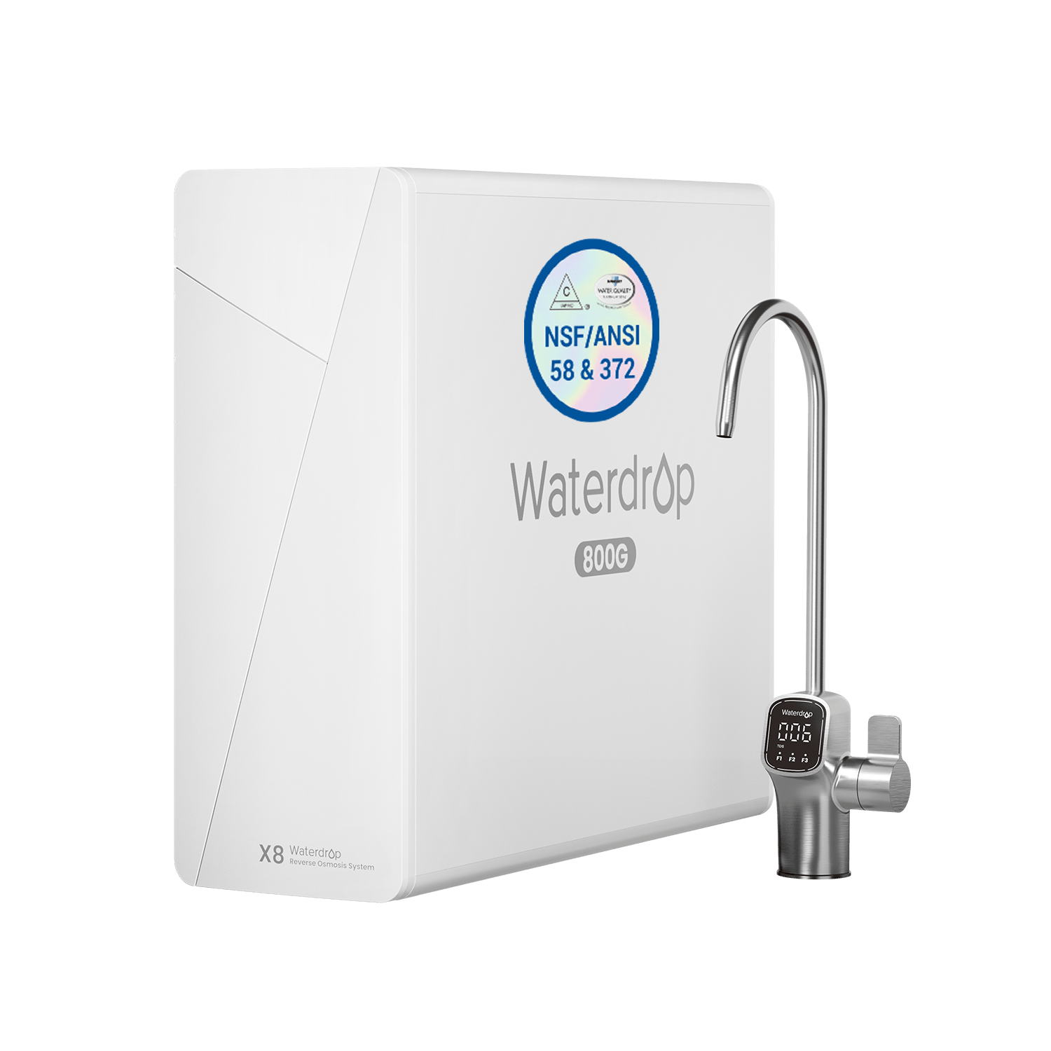 Waterdrop X Series Reverse Osmosis System, X8