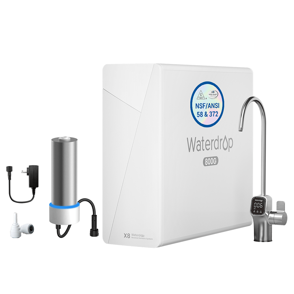 Waterdrop X8 Reverse Osmosis System with UV Sterilizing Light