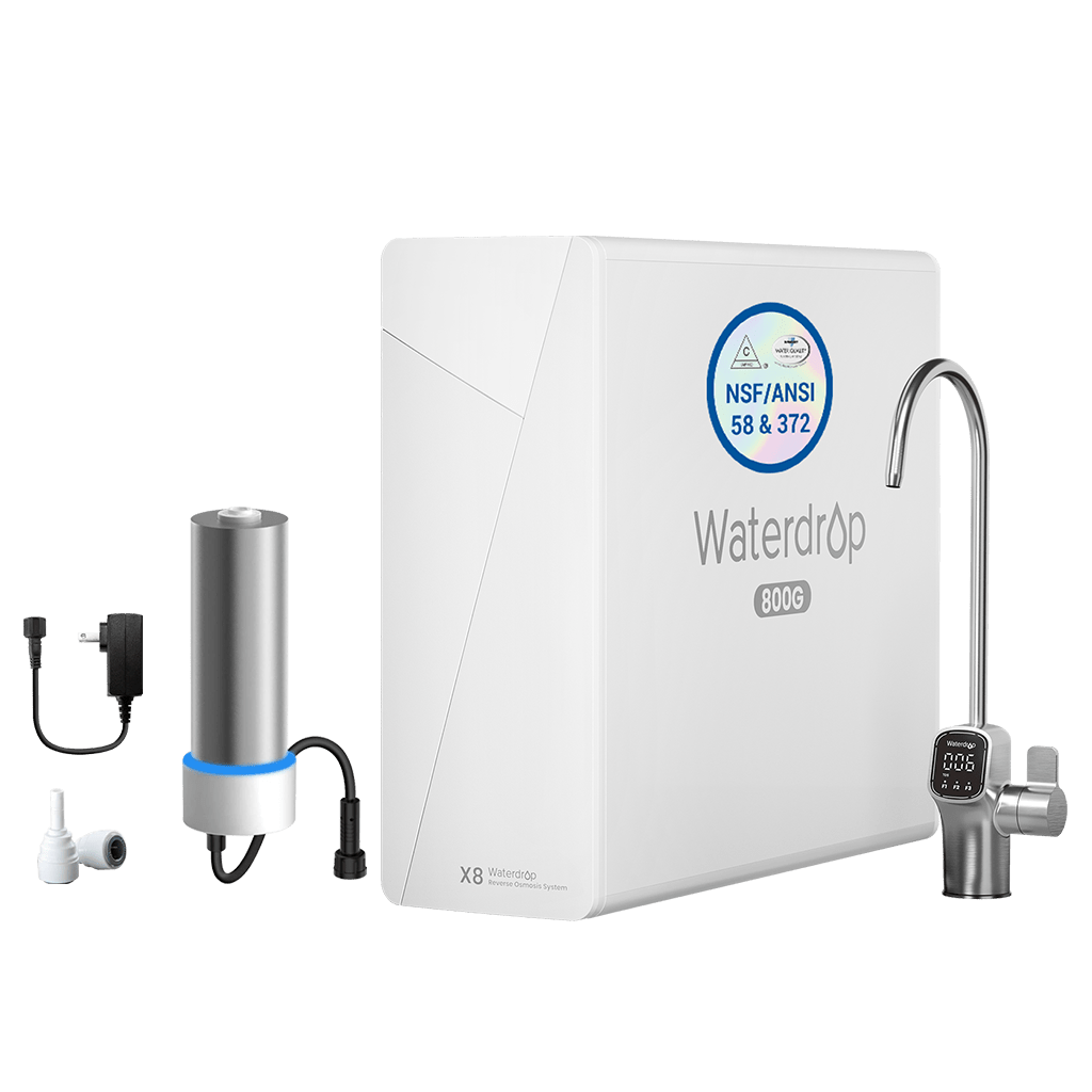 Waterdrop X8 Reverse Osmosis System with UV Sterilizing Light