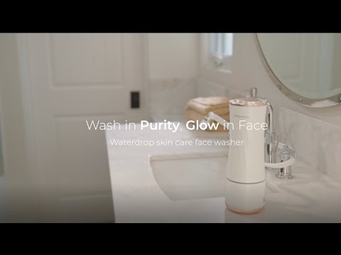 Waterdrop Skincare Face Washer, No More Dirty Water on Your Face