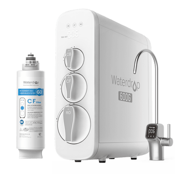 G3P600 Tankless RO System with Extra Plus a CF Filter - Waterdrop G3P600