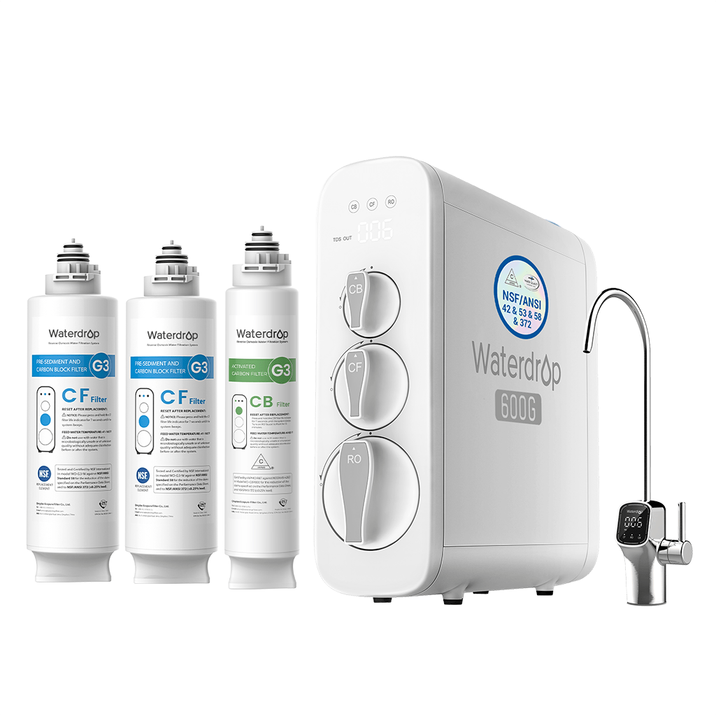 G3P600 Tankless RO System Combo Set - Waterdrop G3P600