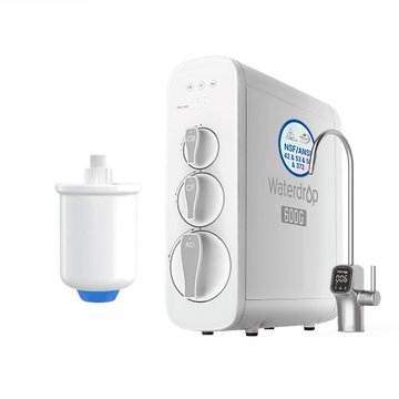 G3P600 RO System with PMT Small Water Pressure Tank Waterdrop G3P600