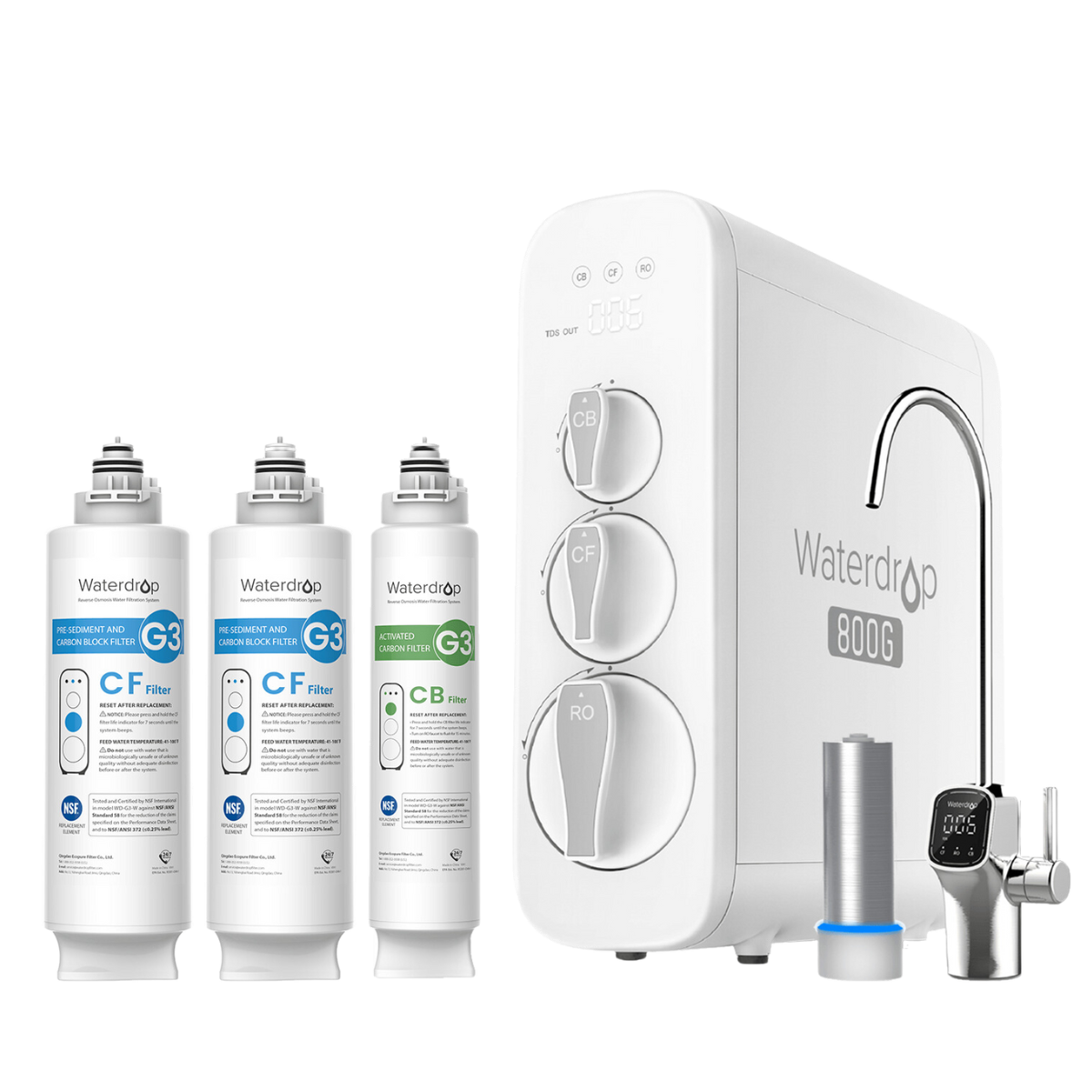 Waterdrop G3P800 Under Sink RO System