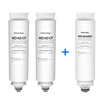 Waterdrop N1 Countertop RO System Replacement Filters Set