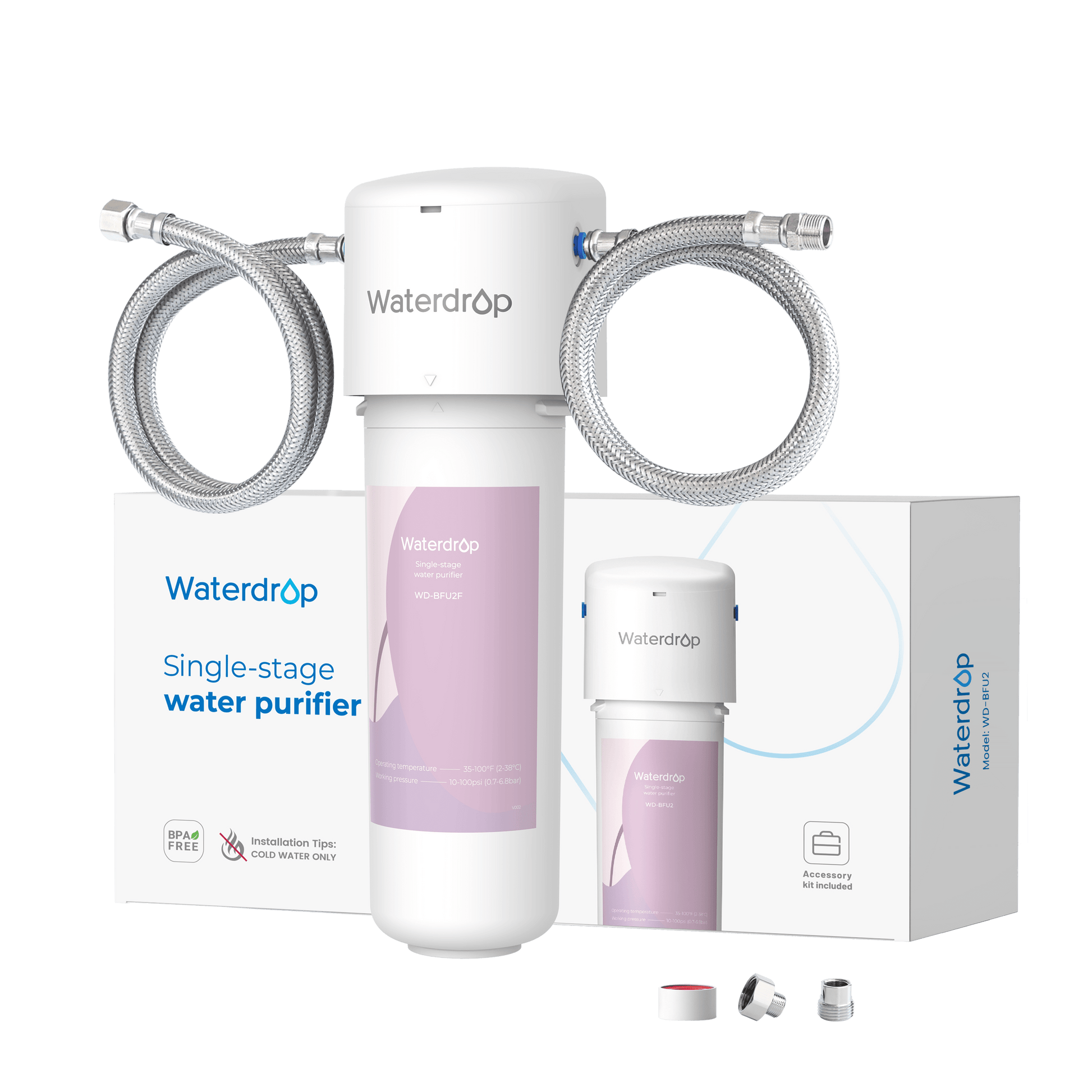 Waterdrop Skincare Water Softening System BFU2 - Softens Skin & Hair