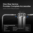 Stainless Steel Under Sink Water Filter | Direct Connect Filtration System