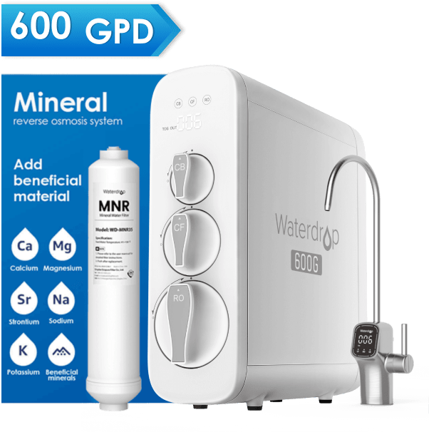 Remineralization Reverse Osmosis System - Waterdrop G3P600